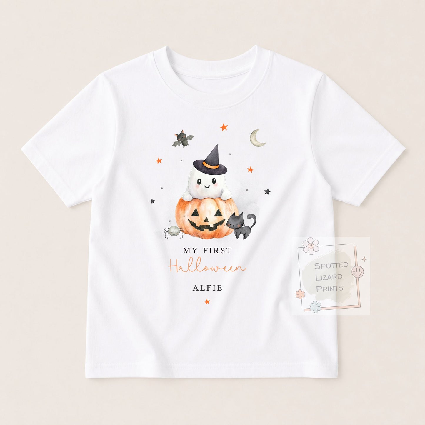Personalised First Halloween Baby outfit | Baby Halloween Costume Gift | First Halloween Sleepsuit, Vest or T-shirt - Personalised Baby Gift