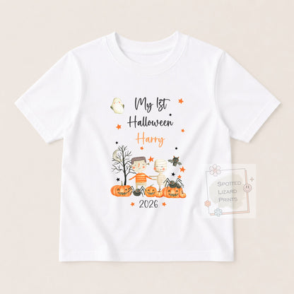 Personalised First Halloween Baby outfit | Baby Halloween Costume Gift | First Halloween Sleepsuit or Vest
