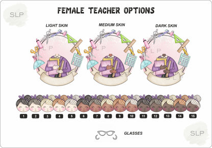 Personalized Thank You Teacher Card  Teacher Card – End of Term Teacher Appreciation Card – Female Teacher Card, Thank You Card from Student