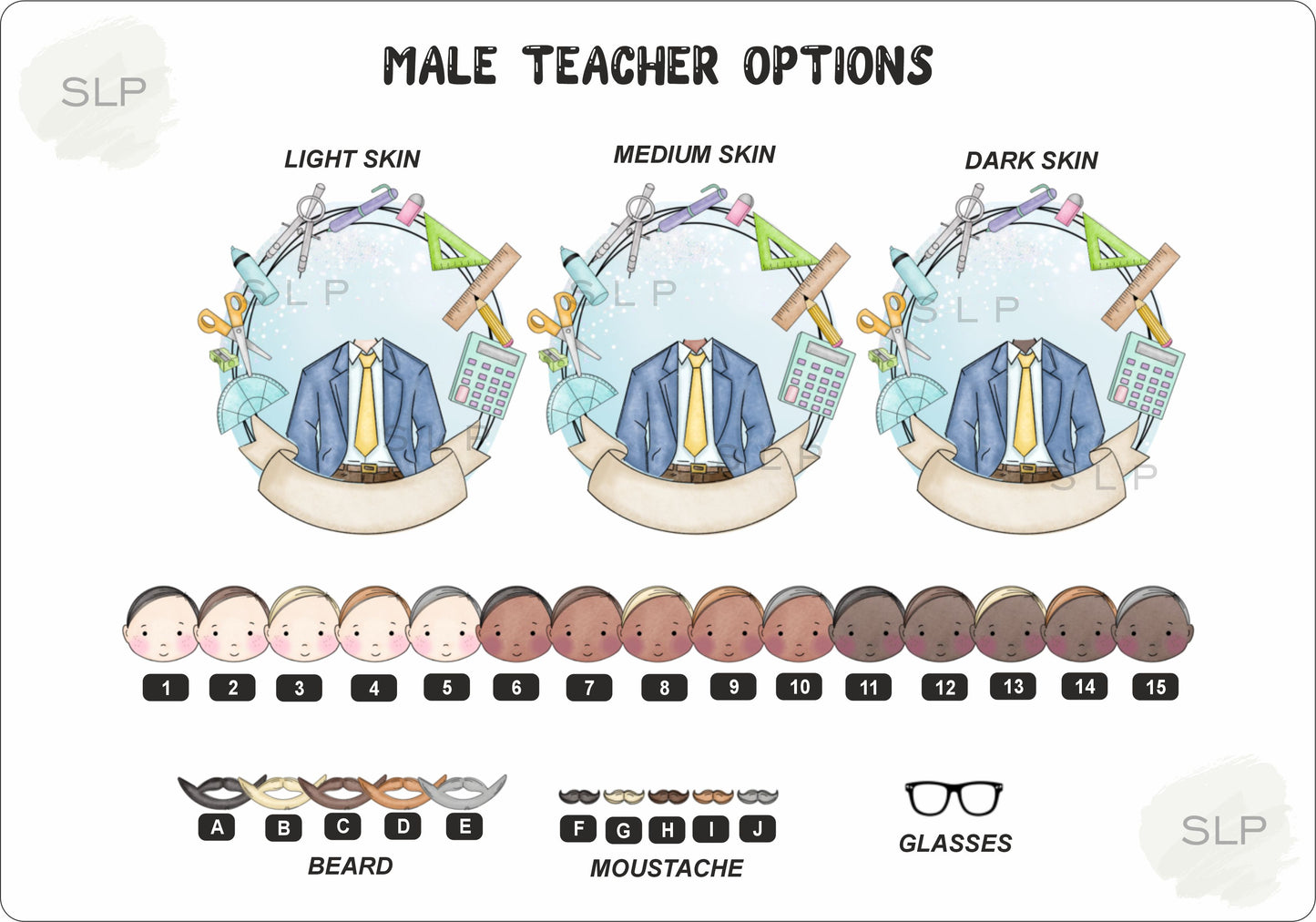 Personalized Thank You Teacher Card  Teacher Card – End of Term Teacher Appreciation Card – Male Teacher Card, Thank You Card from Student