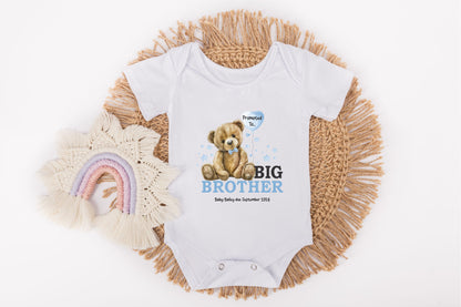 I am going to be a big sister baby vest