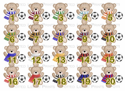 Football Birthday Card, Personalised 7th, 8th, 9th, 10th, Any Age Birthday Card for Son, Grandson, Brother, Nephew, Soccer Birthday Card