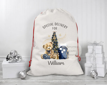 personalised Christmas eve sack