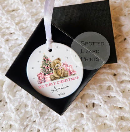 Personalised xmas Baubles - Personalised Christmas Baubles - Personalised Baubles - Personalised 1st Christmas Baubles - Personalised Christmas Bauble - Christmas Bauble personalised