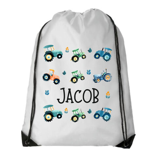 tractors drawstring bag