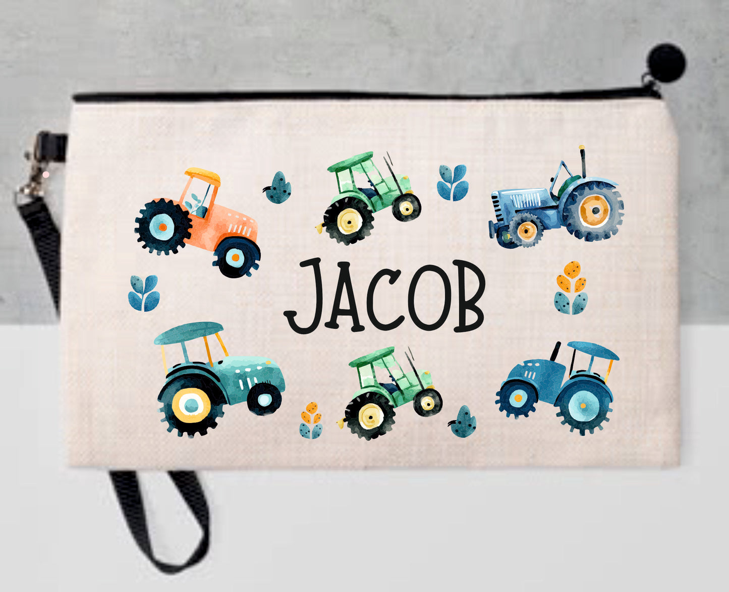 tractors pencil case