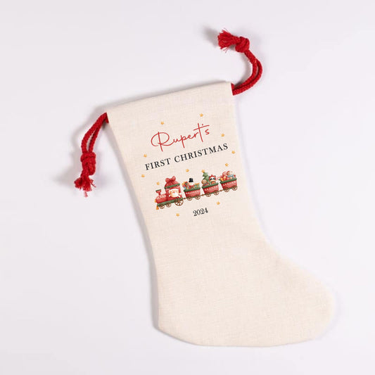 christmas santa sack personalised with a name