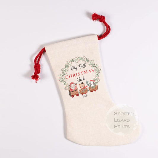 Personalised Christmas Stocking - Santa Stocking - Personalised Stocking - Family Stockings
