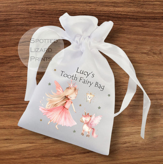 personalised tooth fairy bag - tooth fairy bags - tooth fairy bag - tooth fairy pouch - tooth fairy coins - tooth bags - fairy bag - Tooth fairy pouch