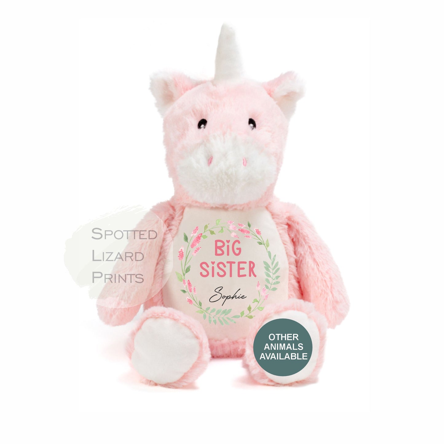 Personalised Big Sister Little Sister teddy