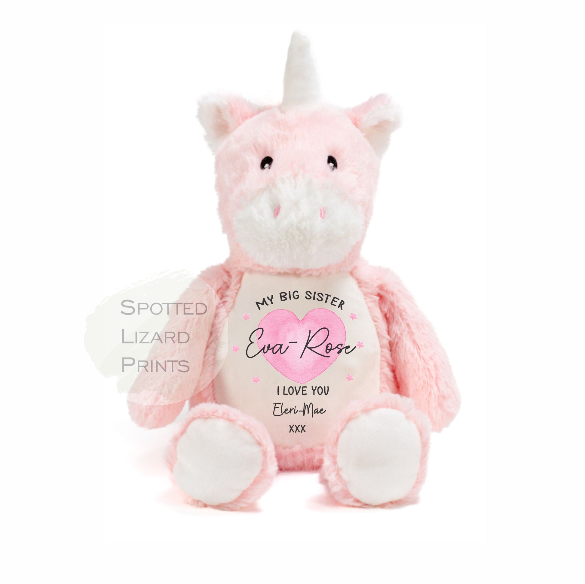 Sibling Teddy. Gift for brothers and sisters. Soft toy for kids. Personalised Gift for kids.