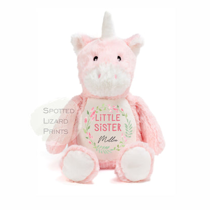 Matching Sibling Teddy, Big Sister & Little Sister, Big Brother & Little Brother, New Baby Gift Teddy