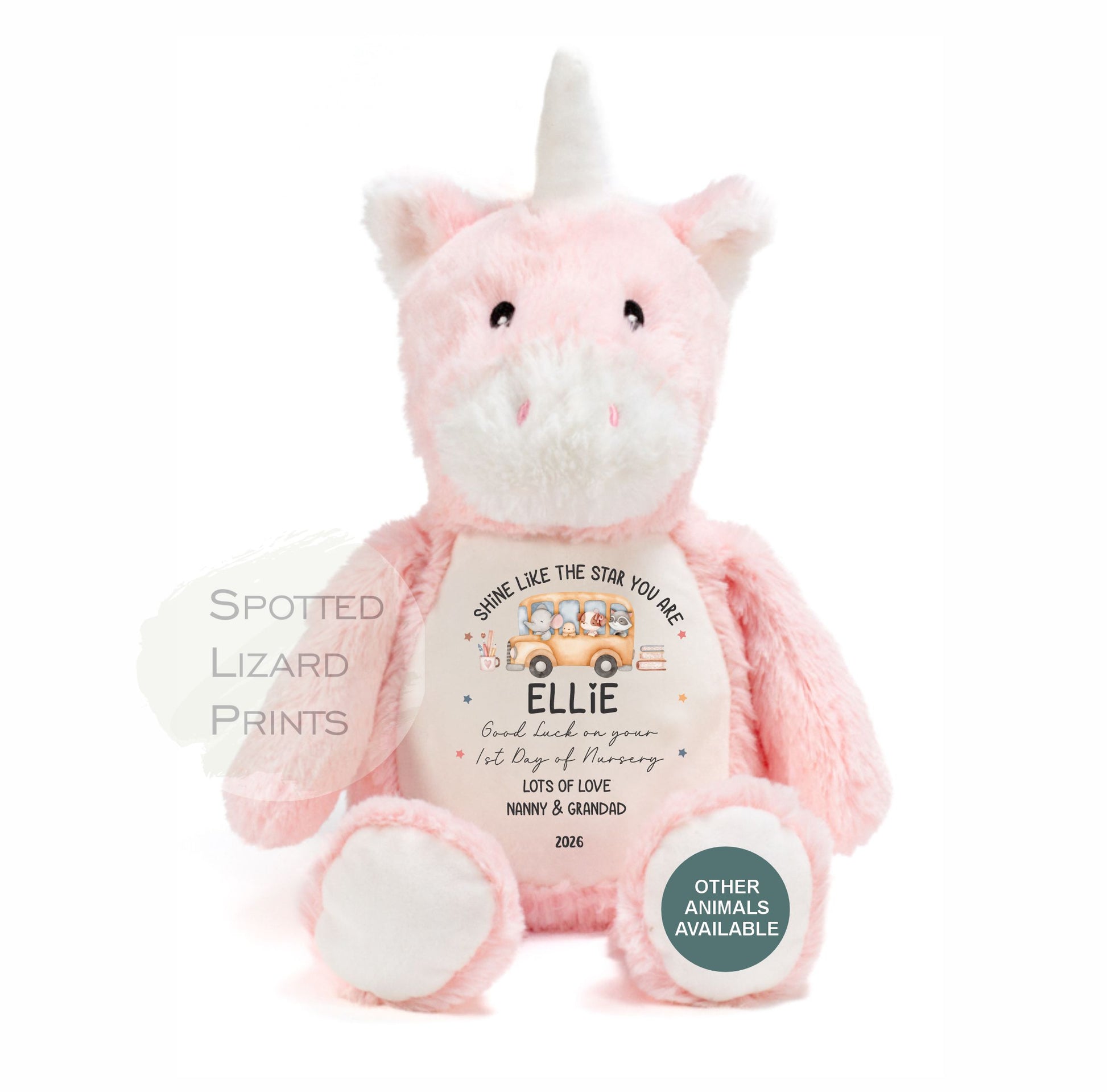 personalised first day of school teddy