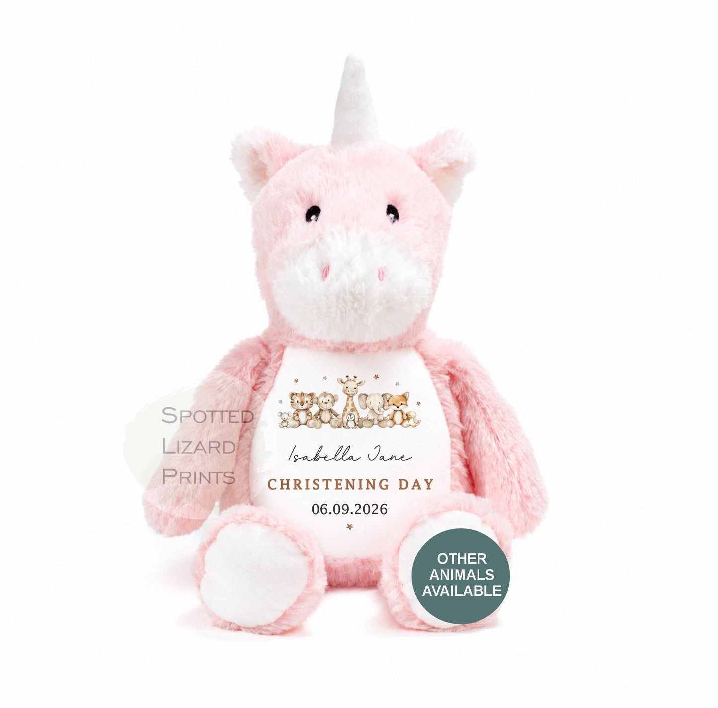 Personalised Christening Teddy Bear, Baby Baptism Gift, Custom Baby Name Soft Toy, Christening Keepsake Gift, Baby Girl Boy Gift, kids Bears