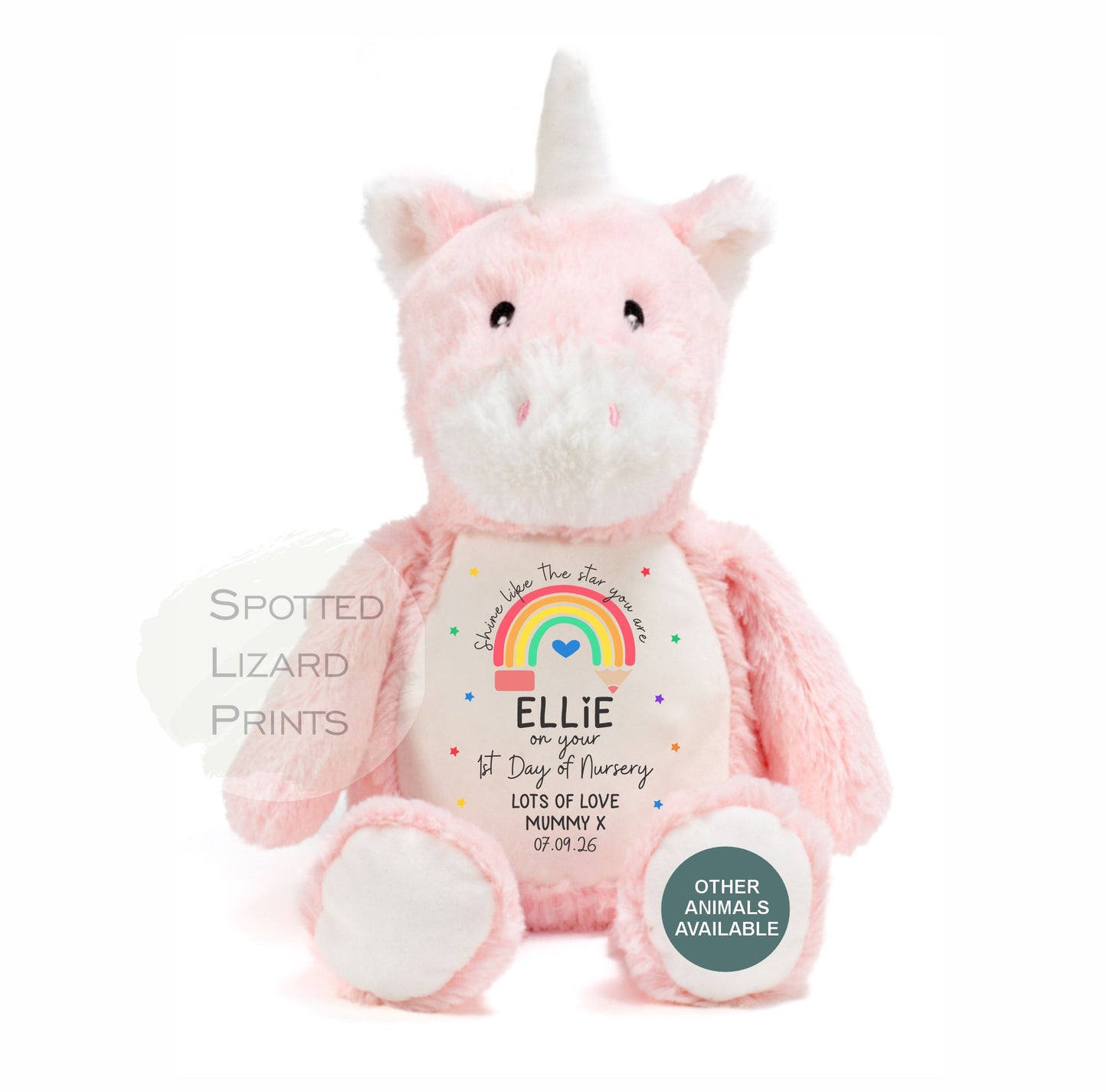 personalised first day of school teddy