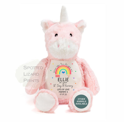 personalised first day of school teddy