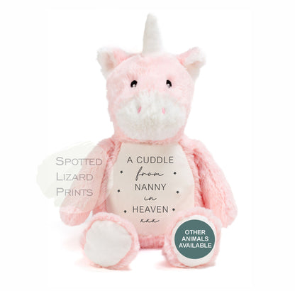 Personalised Remembrance Teddy