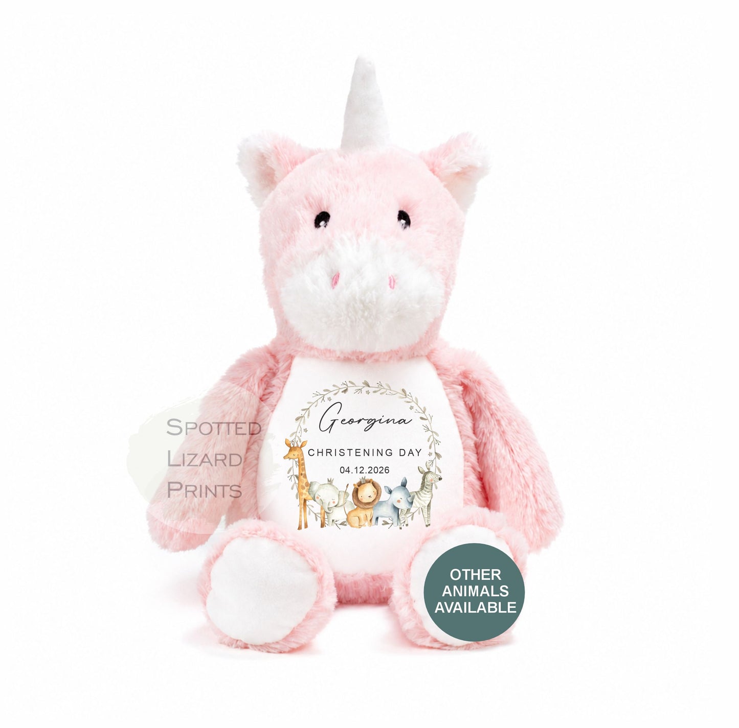 Personalised Christening Teddy Bear, Baby Baptism Gift, Custom Baby Name Soft Toy, Christening Keepsake Gift, Baby Girl Boy Gift, kids Bears