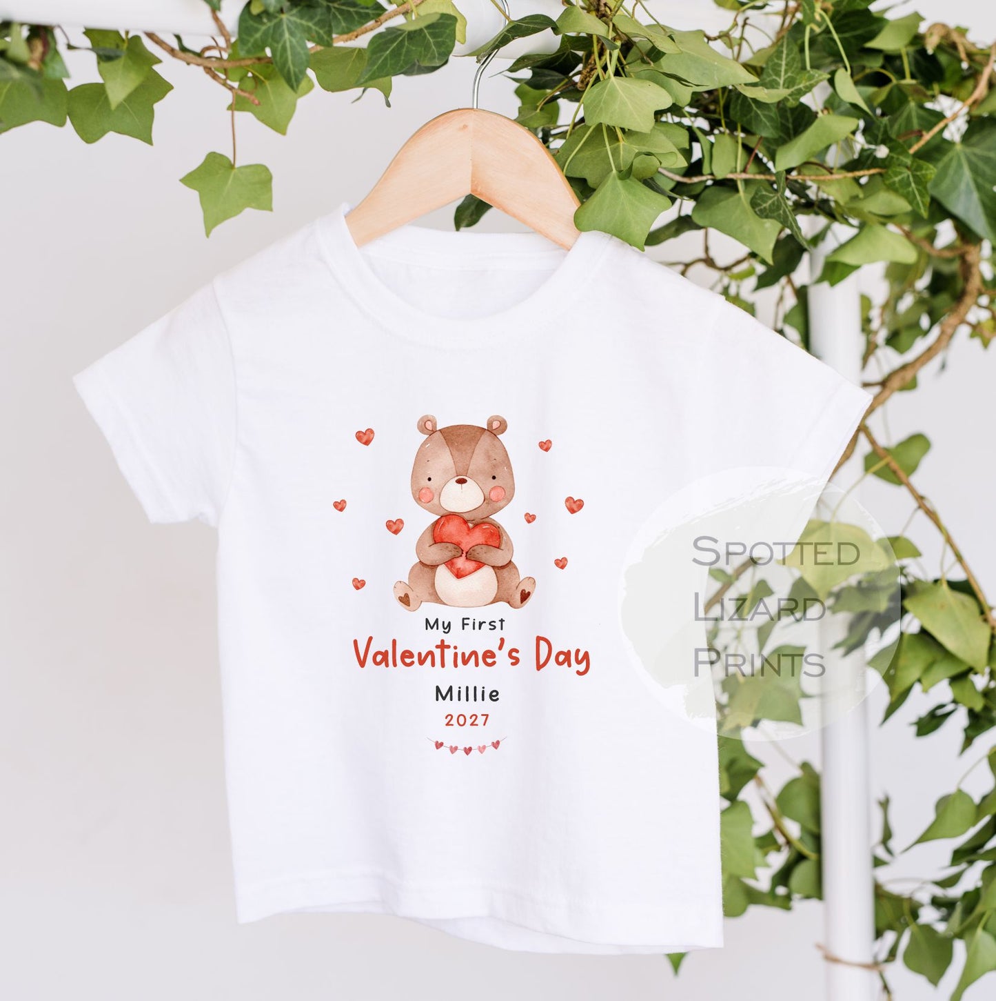 My First Valentine’s Day Baby Grow, Sleepsuit & Baby Vest | Valentine Baby Outfit | Custom Baby Valentine Outfit | Newborn Valentine Gift