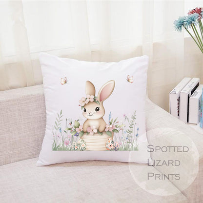 Personalised Easter Book Cushion, Easter Gift, Book Cushion