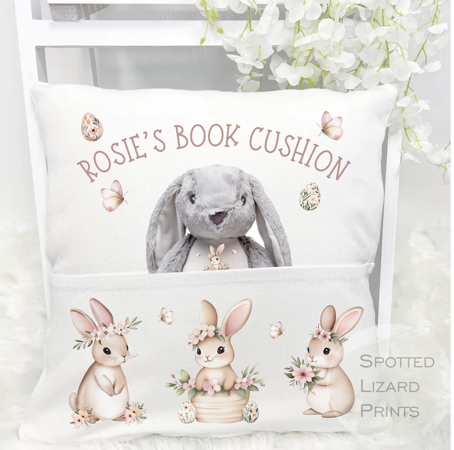 Personalised Cushion - Personalised Easter Gift - Easter Cushions - Easter Gifts - Easter Gifts for Kids - Personalised Easter Cushion