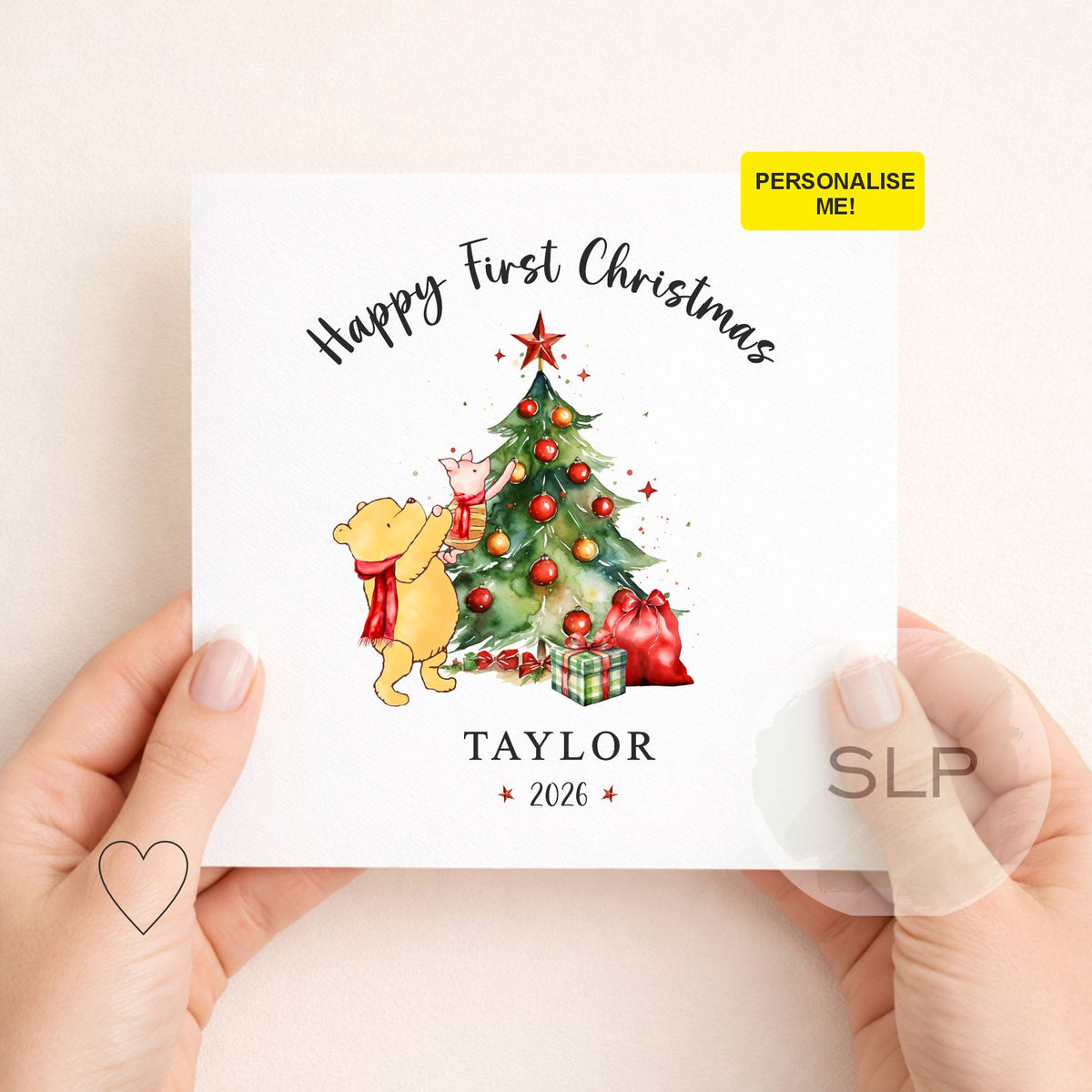 Personalised First Christmas Card | Baby's 1st Christmas Card
