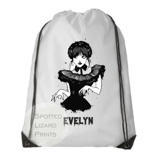 Wednesday Addams personalised Bag