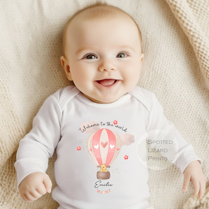 Winnie the Pooh Baby Sleepsuit or Vest - Winnie the Pooh - New Baby announcement - Welcome to the world, Born in 2025 - Coming Home Outfit