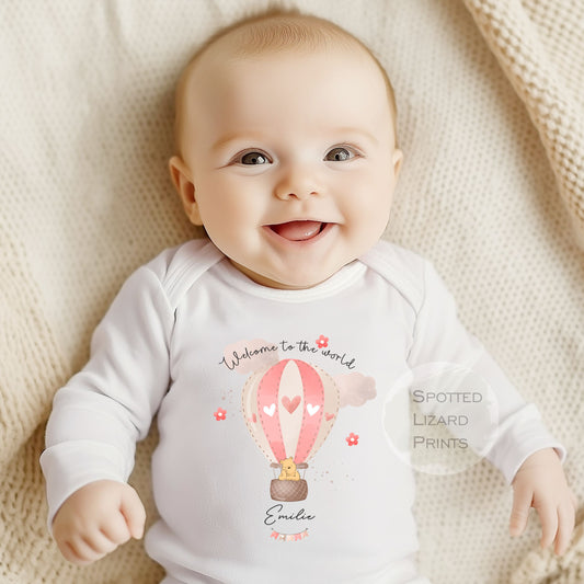 Winnie the Pooh Baby Sleepsuit or Vest - Winnie the Pooh - New Baby announcement - Welcome to the world, Born in 2025 - Coming Home Outfit