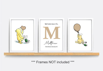 Winnie the pooh nursery prints