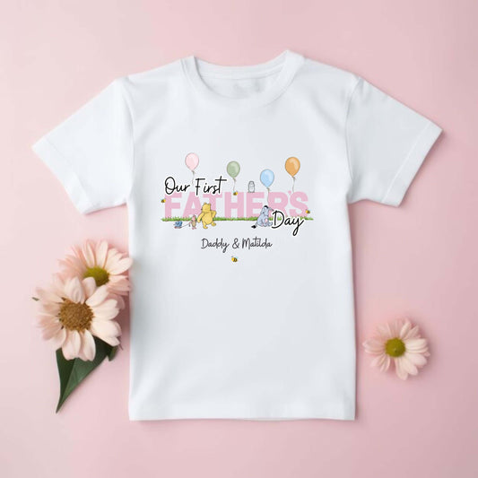 personalised fathers day clothing for kids