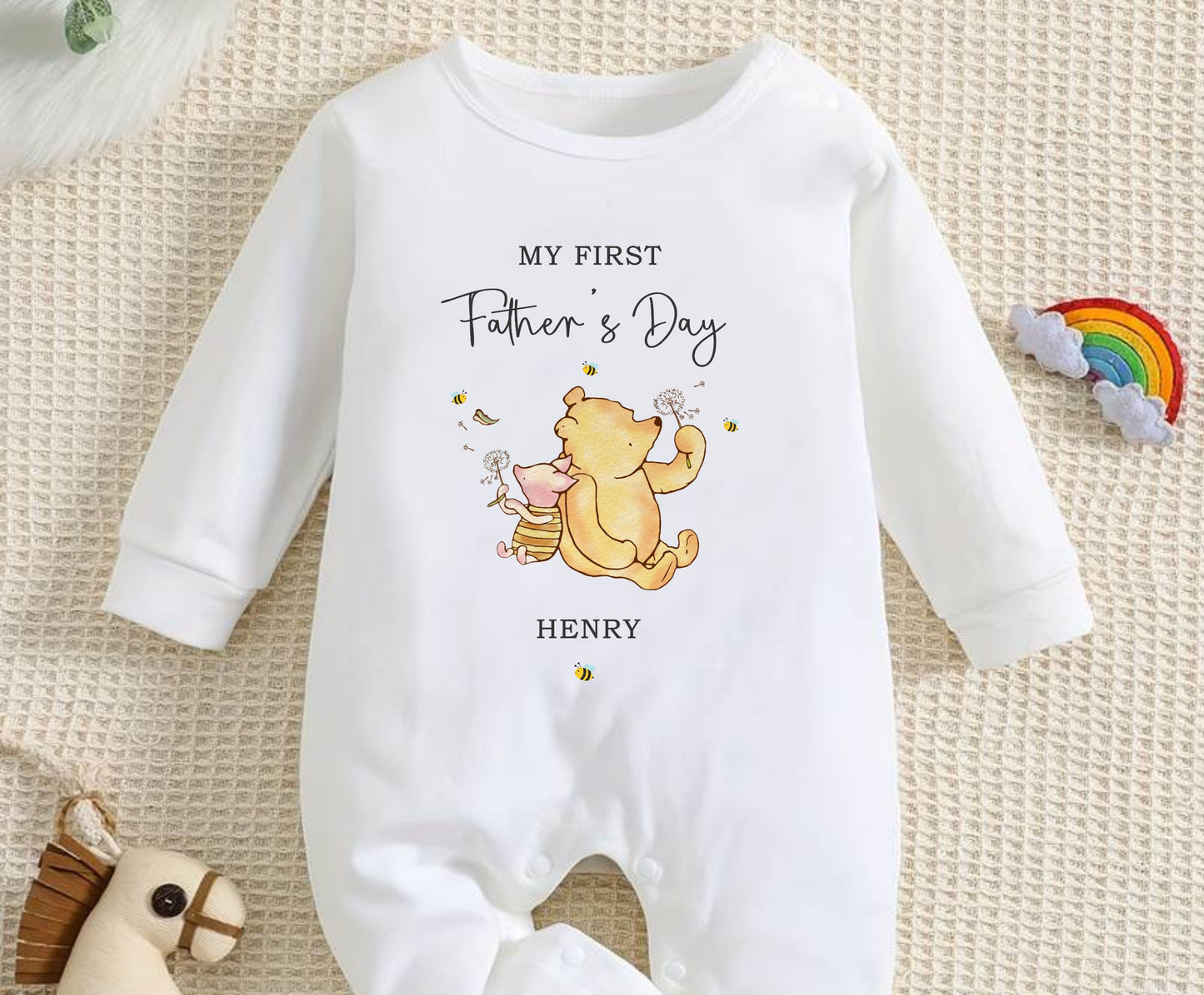 Winnie the Pooh and Piglet fathers day clothing