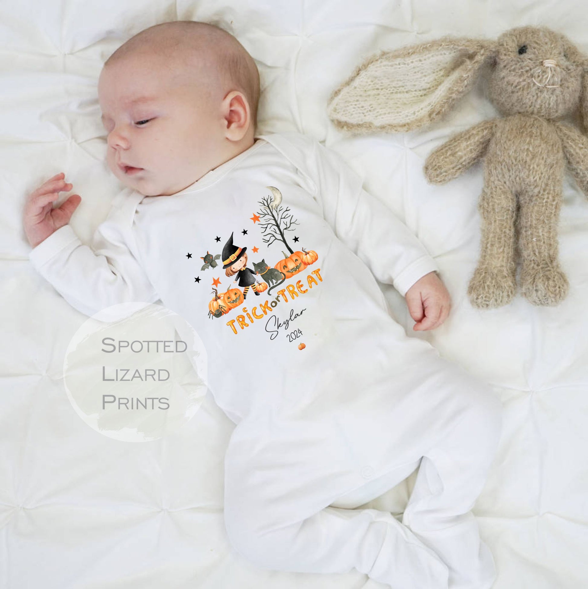 Personalised my first Halloween Baby Clothing