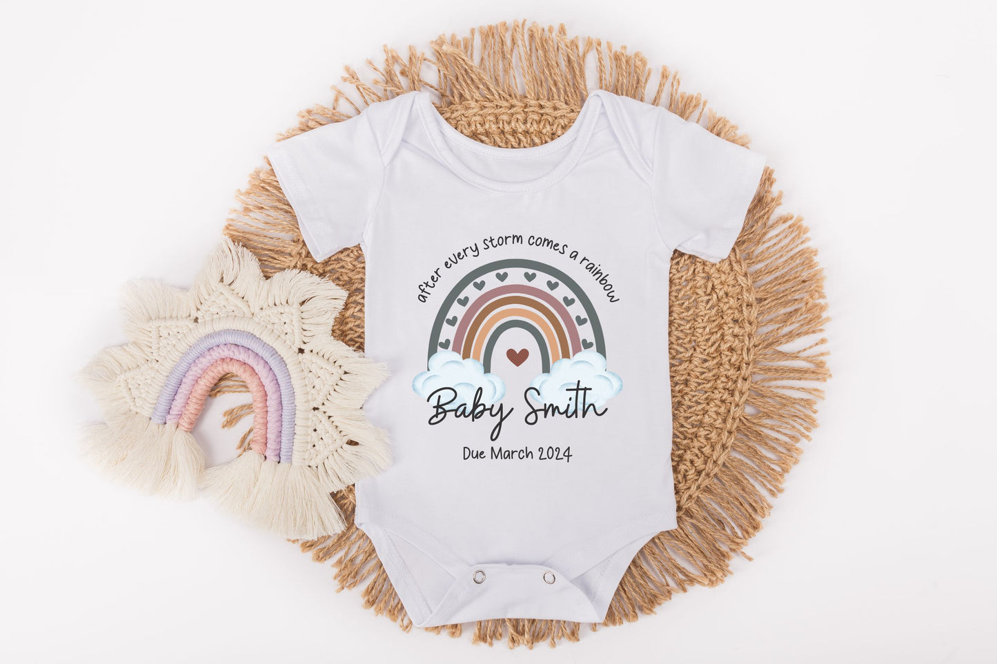 IVF after every storm comes a rainbow baby vest