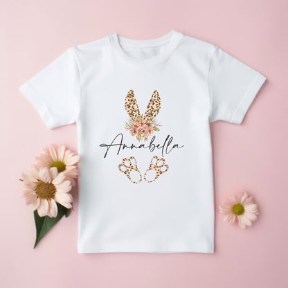 personalised easter white T-shirt