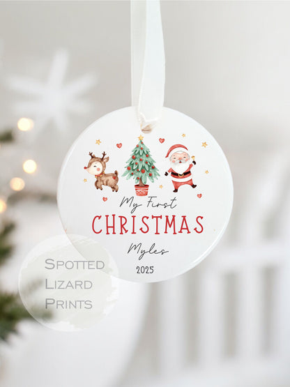 Personalised xmas Baubles - Personalised Christmas Baubles - Personalised Baubles - Personalised 1st Christmas Baubles - Personalised Christmas Bauble - Christmas Bauble personalised