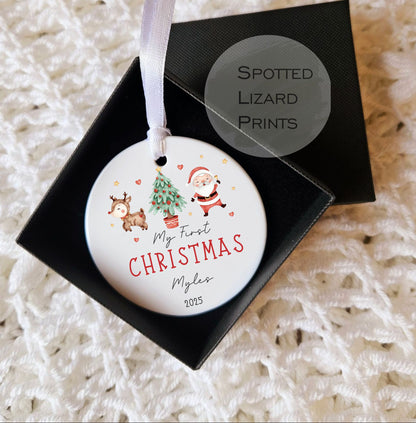 Personalised xmas Baubles - Personalised Christmas Baubles - Personalised Baubles - Personalised 1st Christmas Baubles - Personalised Christmas Bauble - Christmas Bauble personalised