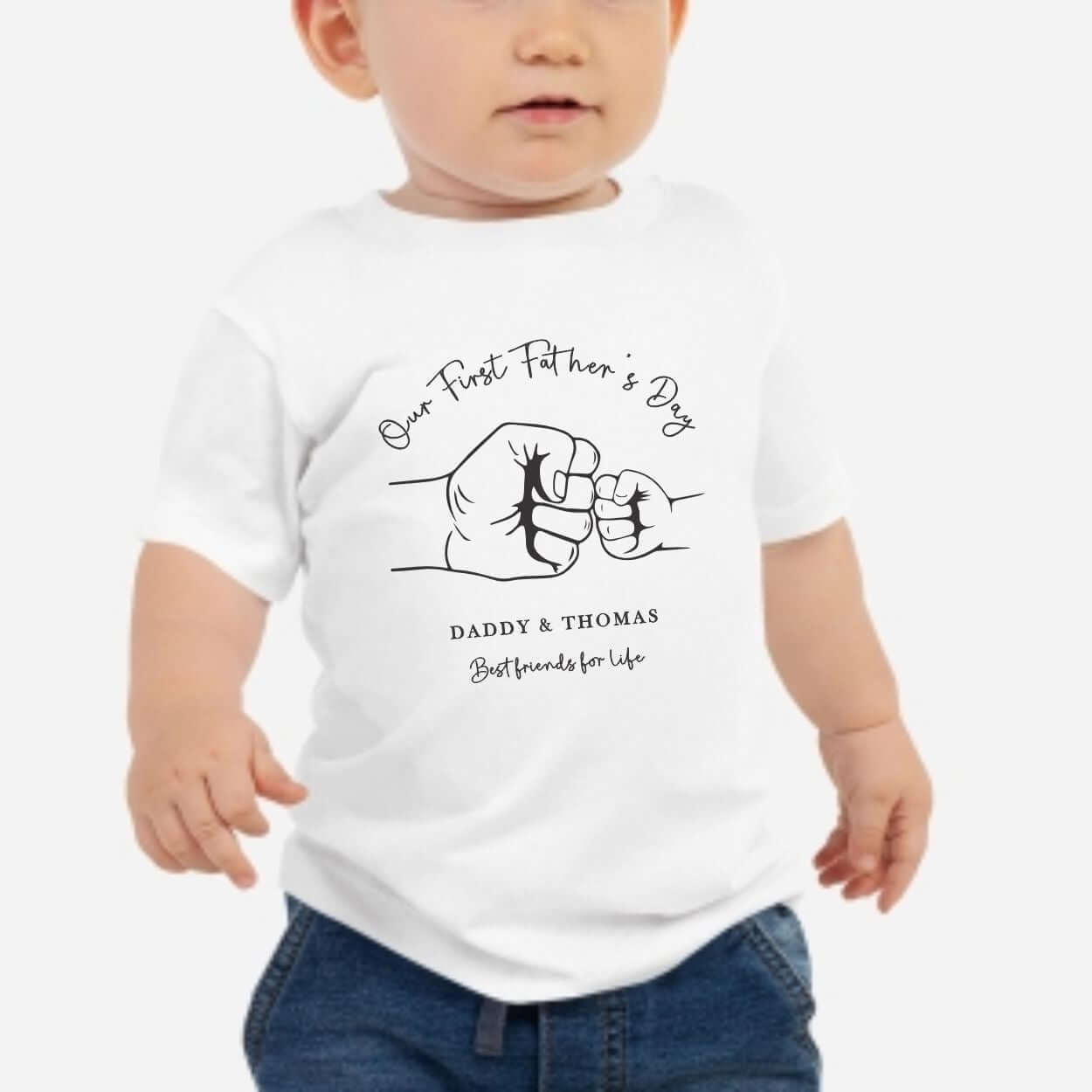 unique personalised kids clothing for fathers day