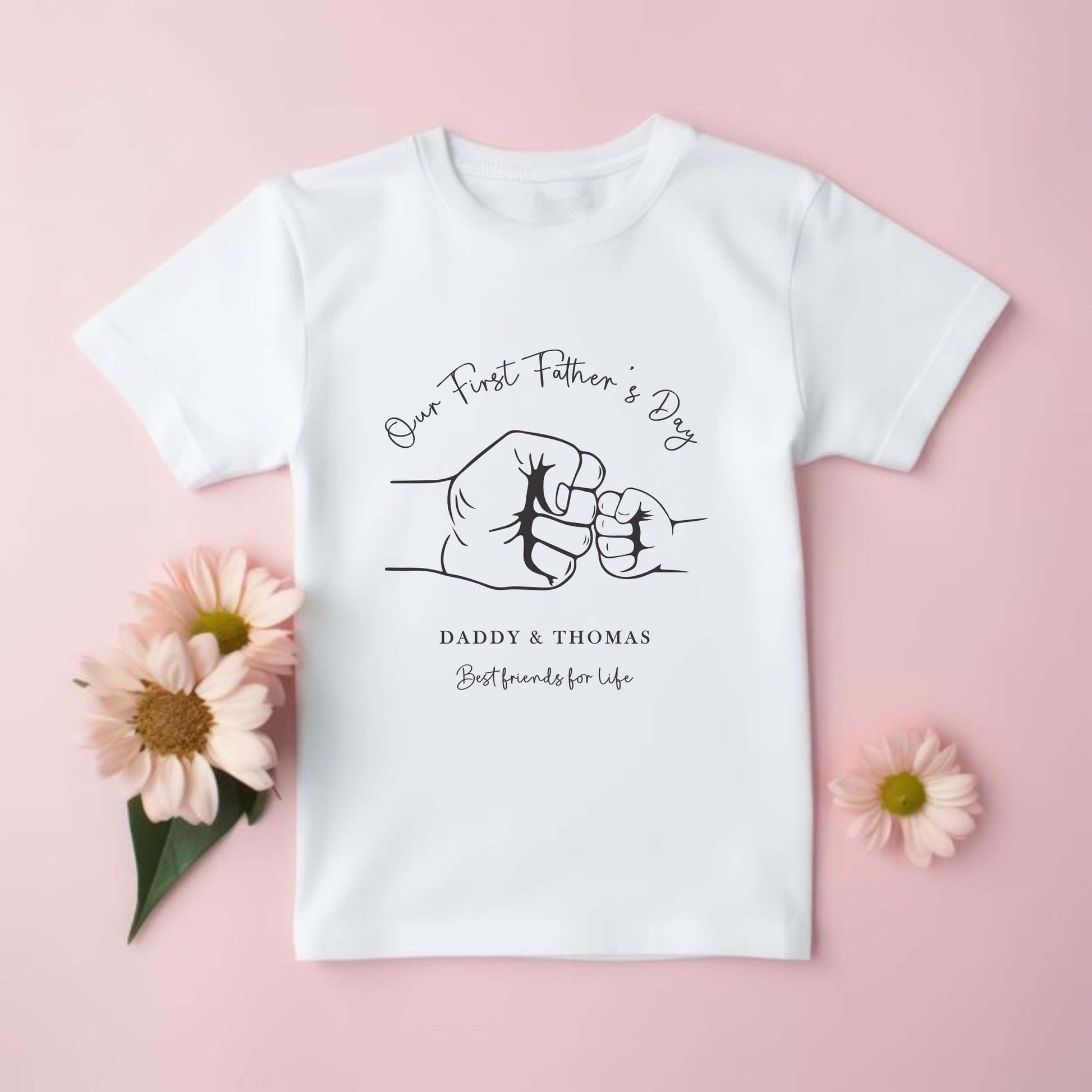 personalised fathers day t-shirt