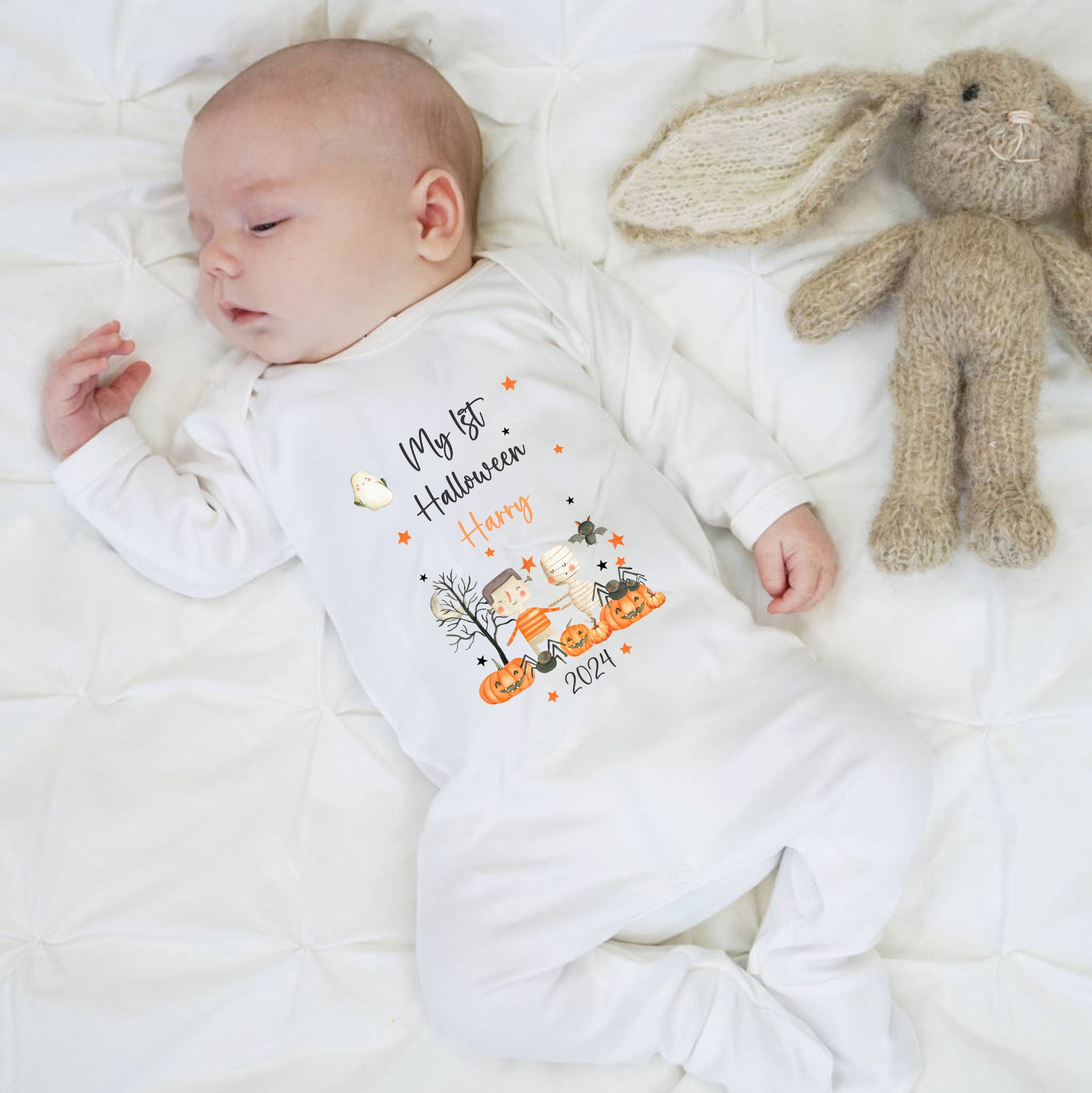 My first halloween shops sleepsuit