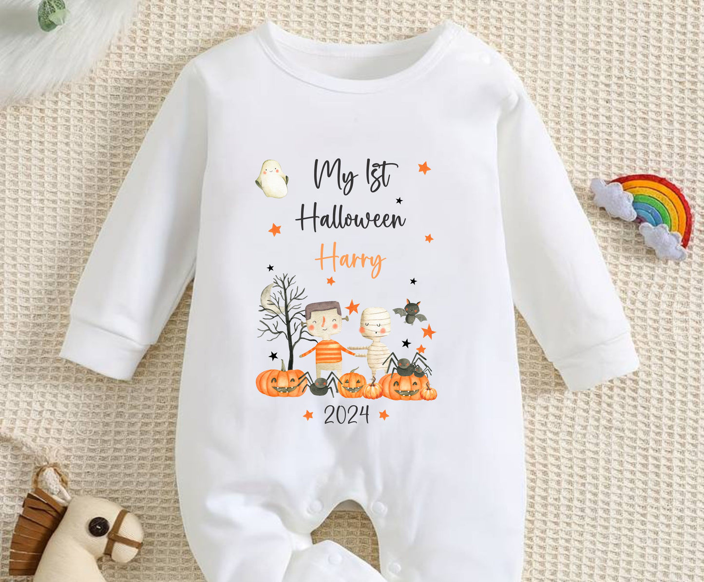 Personalised 1st Halloween Baby Clothes