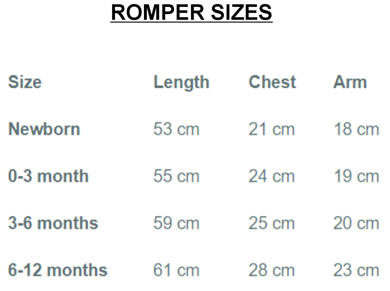 Spotted Lizard Prints size chart