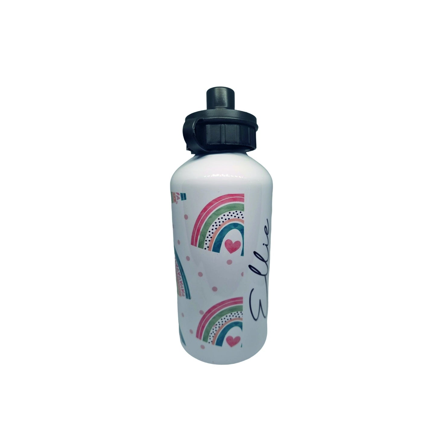 Personalised Rainbow Kids Water Bottle l back to school drinks bottle