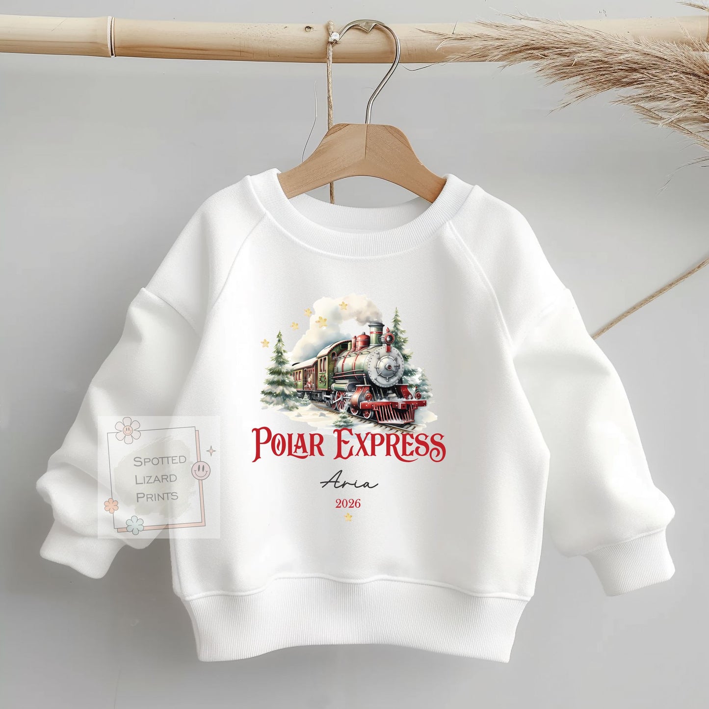 Personalised Polar Express t-shirt, Baby Vest or Rompersuit | Polar Express Christmas top, Children's Christmas matching clothing, gifts