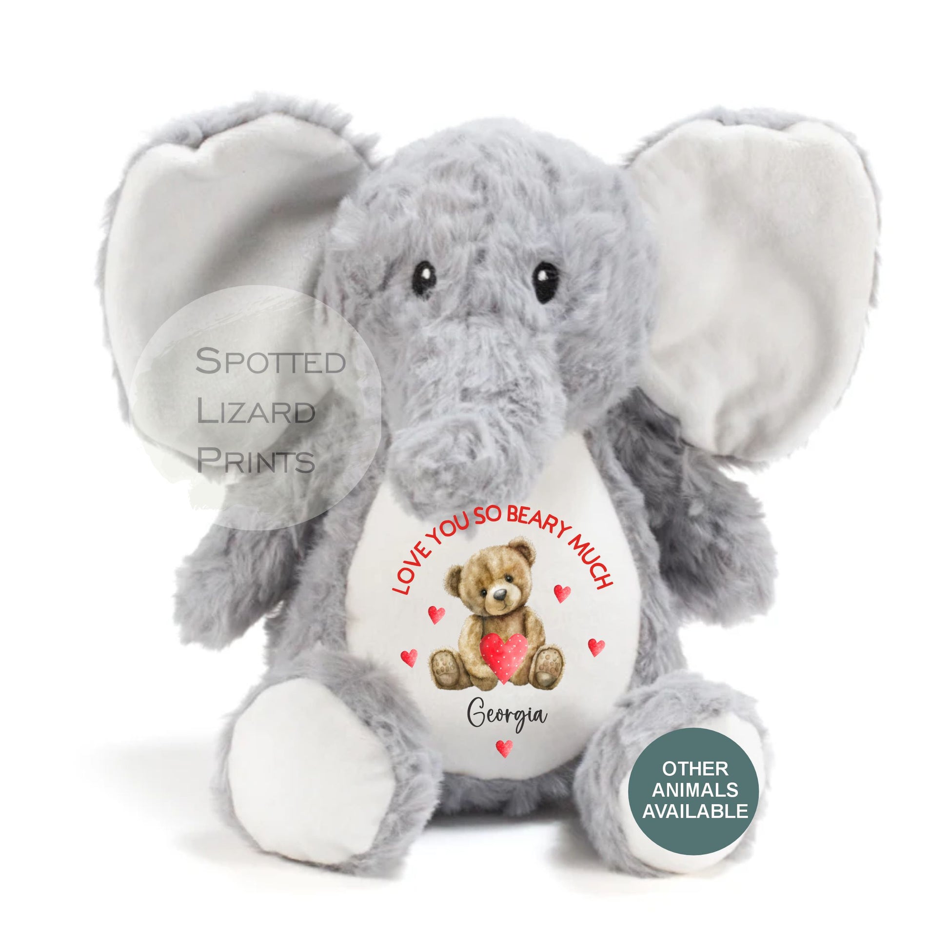 Personalised First Valentines Teddy Soft Toy, personalised Valentines Gift, Valentines Day soft Toy, Gift for Her, Our little Valentine