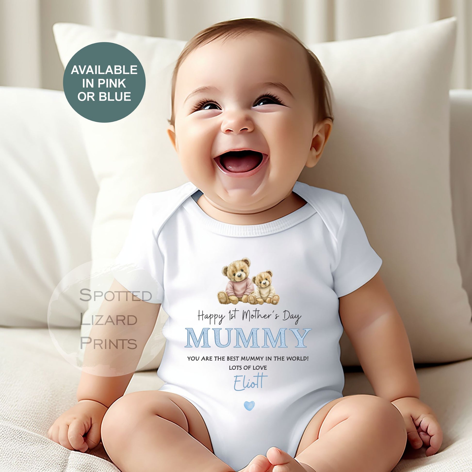 Personalised Mother's Day baby outfit