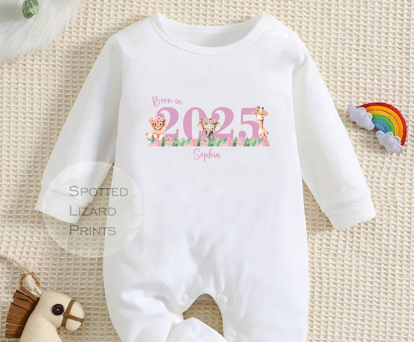 Born in 2025 Baby romper