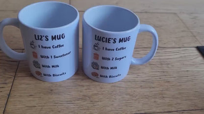 Office Mug - Drink preference mug for colleagues in the office