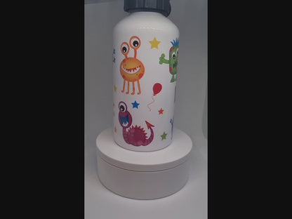 Personalised Monsters Kids Water Bottle l back to school drinks bottle - Little Monsters