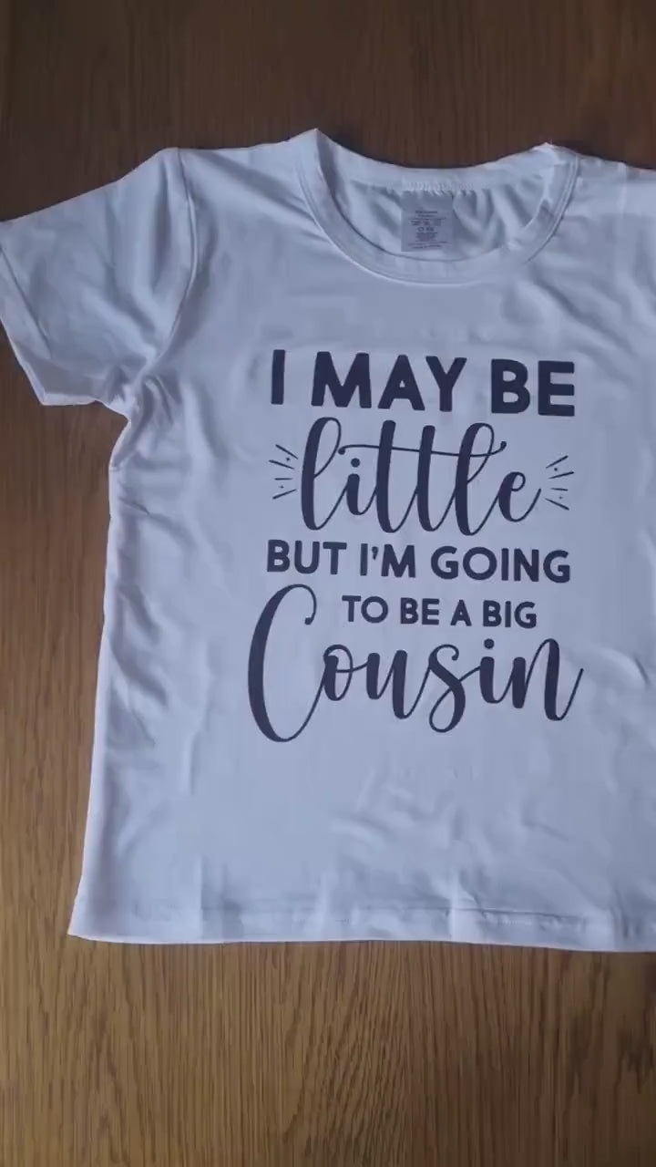 Promoted to Big Cousin Sibling Kids T-Shirt Pregnancy announcement